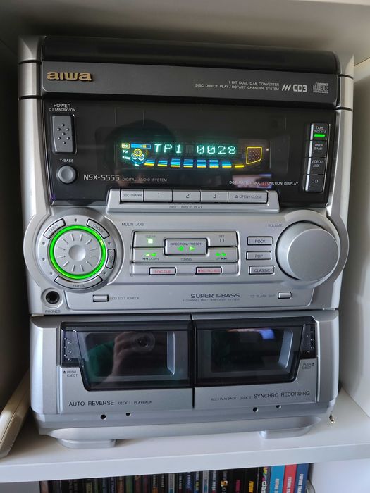 Aparelhagem Aiwa NSX-555 – Restaurada
