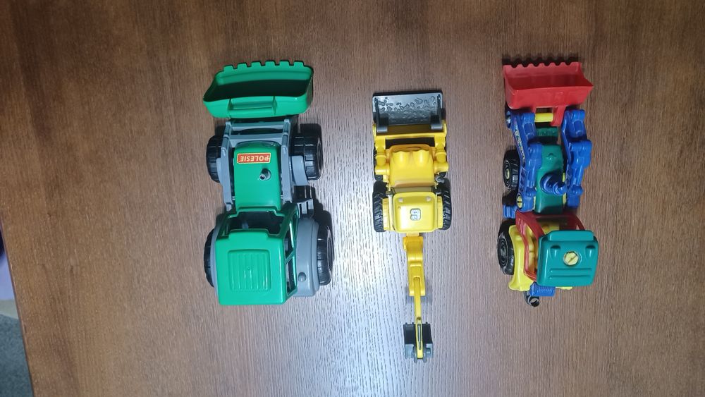 Zabawka koparka ładowarka zestaw