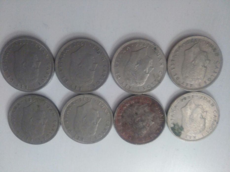 Moedas de 5 pesetas - Espanha