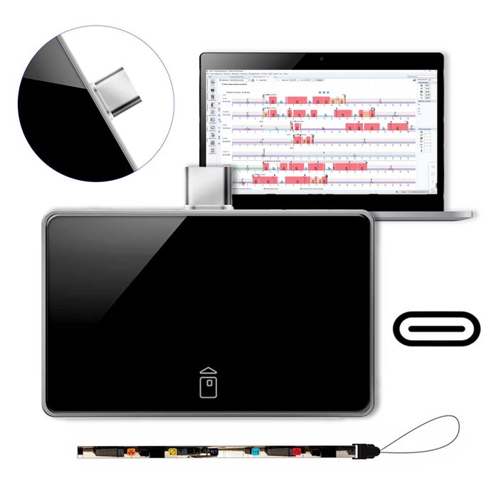 Czytnik Karty Kierowcy iPhone - USB-C + Aplikacja
