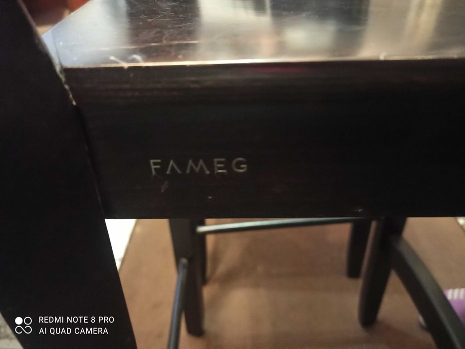 Krzesla barowe drewno fameg