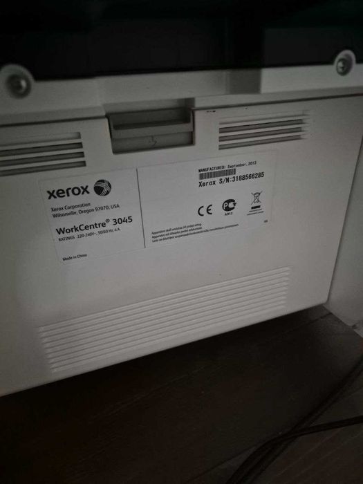 принер сканер xerox  workCentre 3045