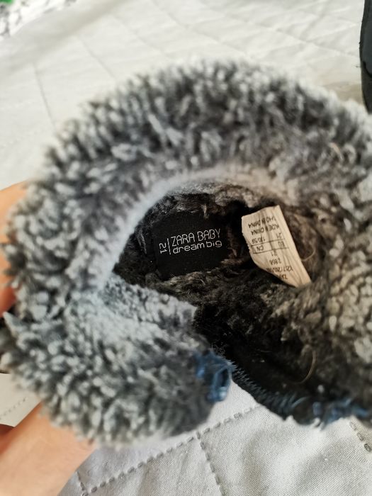 Buty zimowe kozaki śniegowce chłopięce Zara 21