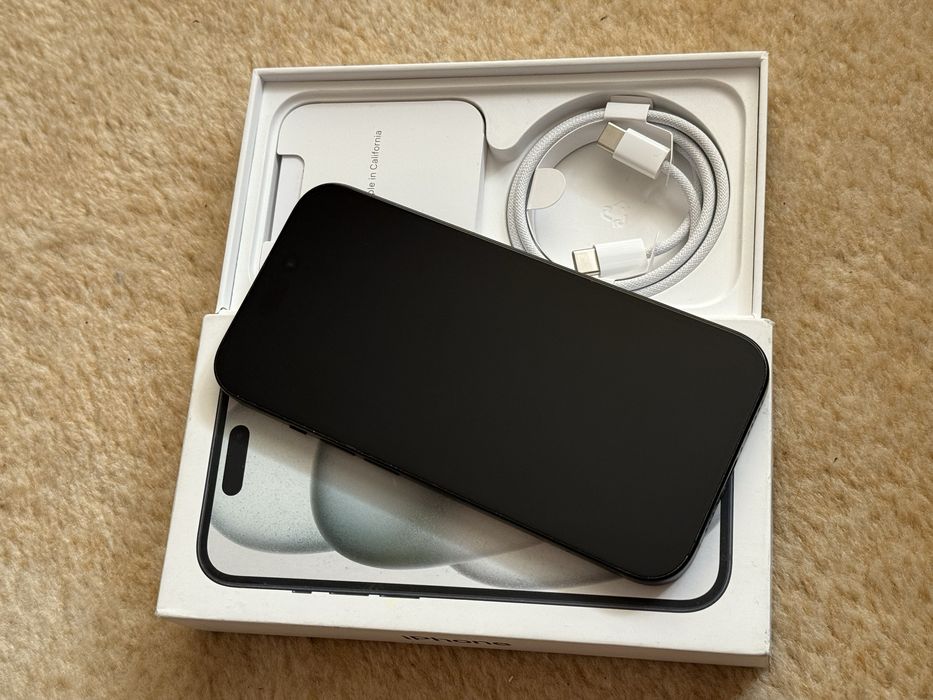 【MUSIC】iPhone15 128GB ブラック　バッテリー86% MUSIC】iPhone15 128GB ブラック バッテリー86% ムスビー