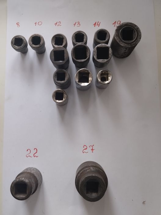 Головки под 4-ех гран.вороток.Доукомплектовка