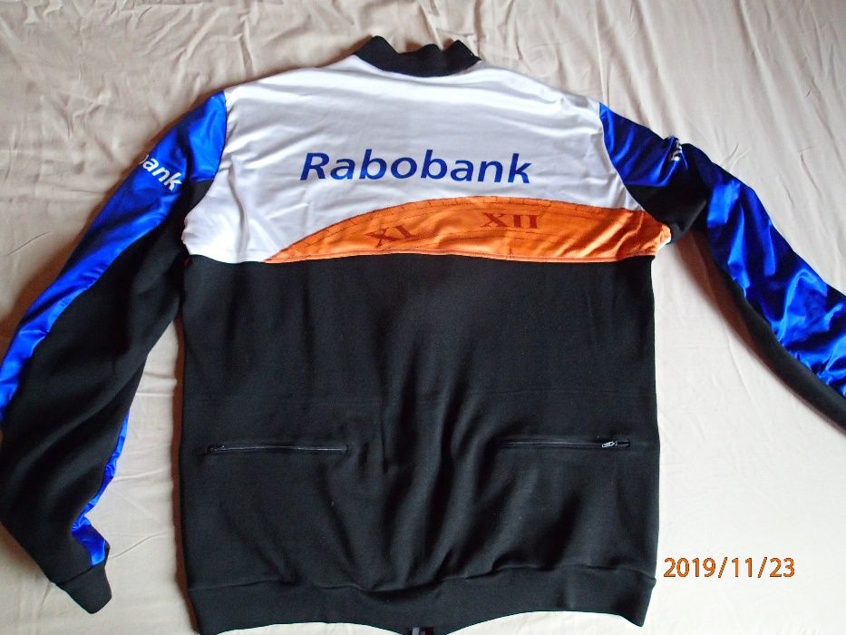 bluza rowerowa, kurtka kolarska Rabobank