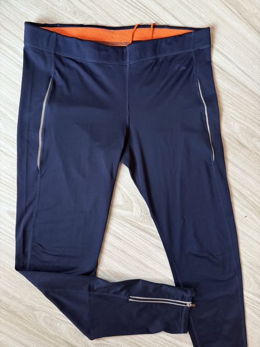 Legginsy sportowe damskie granatowe H&M r 40/L