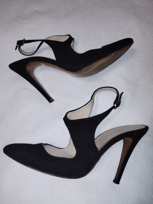 Замшеві жіночі босоніжки р.39-40