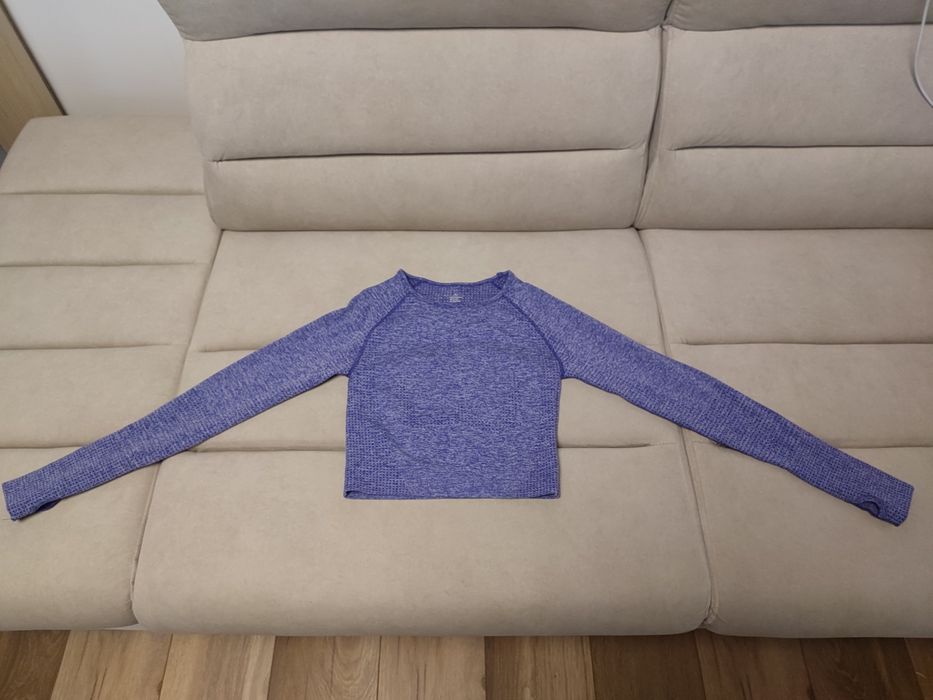 Rashguard Longsleeve fioletowy sportowy