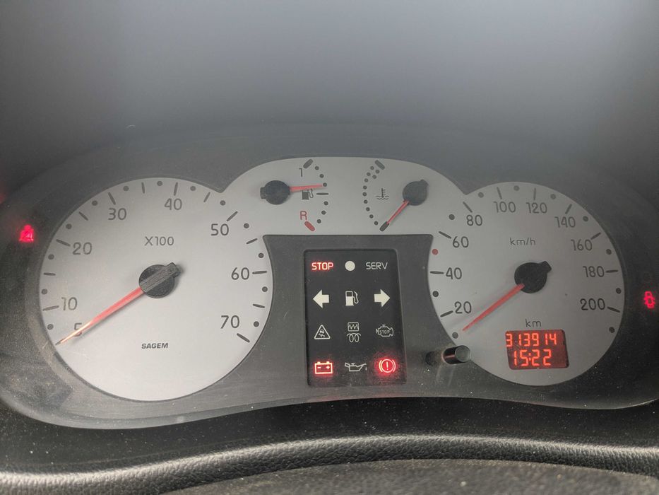 2002 Renault Kangoo 1.5DCI - 5 lugares - Motor com 193.000Km