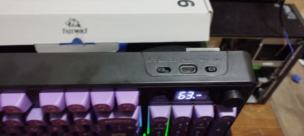 Клавиатура игровая на акб  Bluetooth 2шт + 2.4g