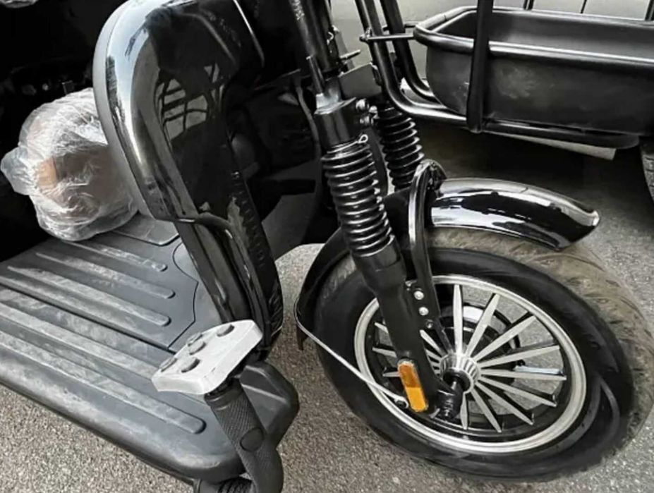 Электротрицикл трайк Crosser поднимет до 300 кг мощный  графеновая акб