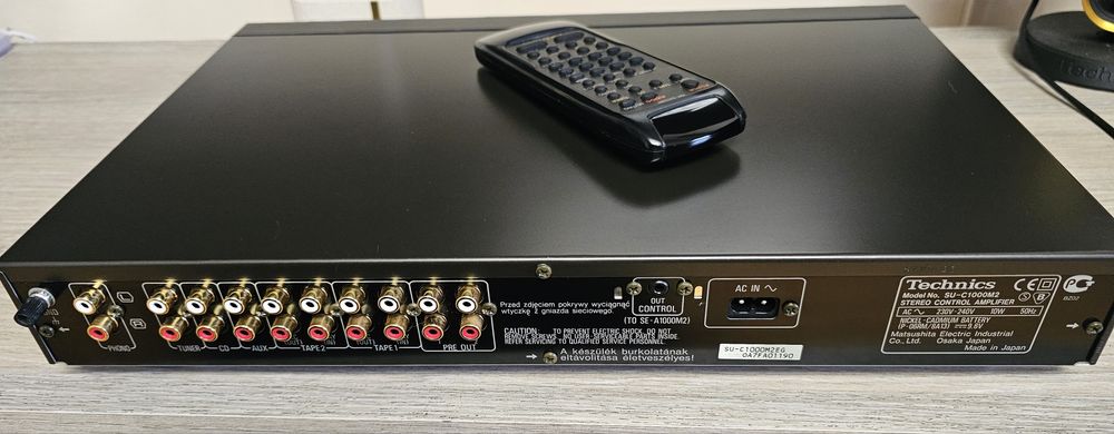 REZERWACJA Technics SE-A1000M2 wzm.mocy, SU-C1000M2 przedwzm.+oryg.pilot-idealny stan