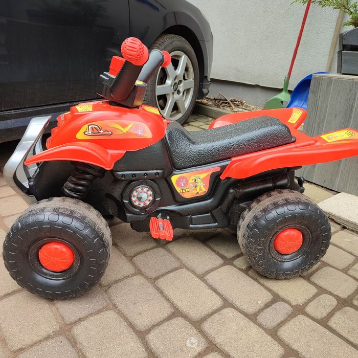 Quad na pedały BJ Plastik czerwony