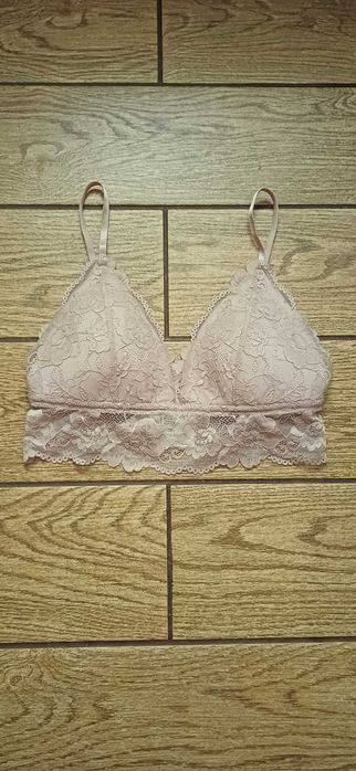 Koronkowy biustonosz H&M r. 40# 75 C