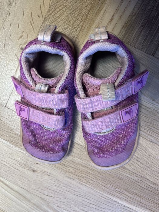 Różowe materiałowe adidaski barefoot, Affen Zahn, 25