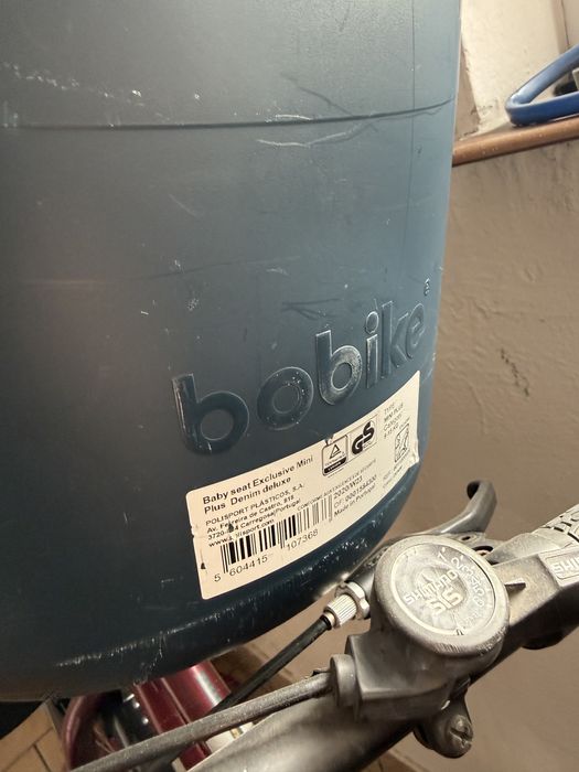 Fotelik przedni rowerowy mini bobike plus mini exclusive