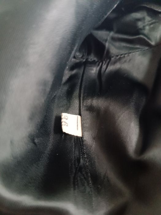 Wełniany płaszcz czarny damski S elegancki