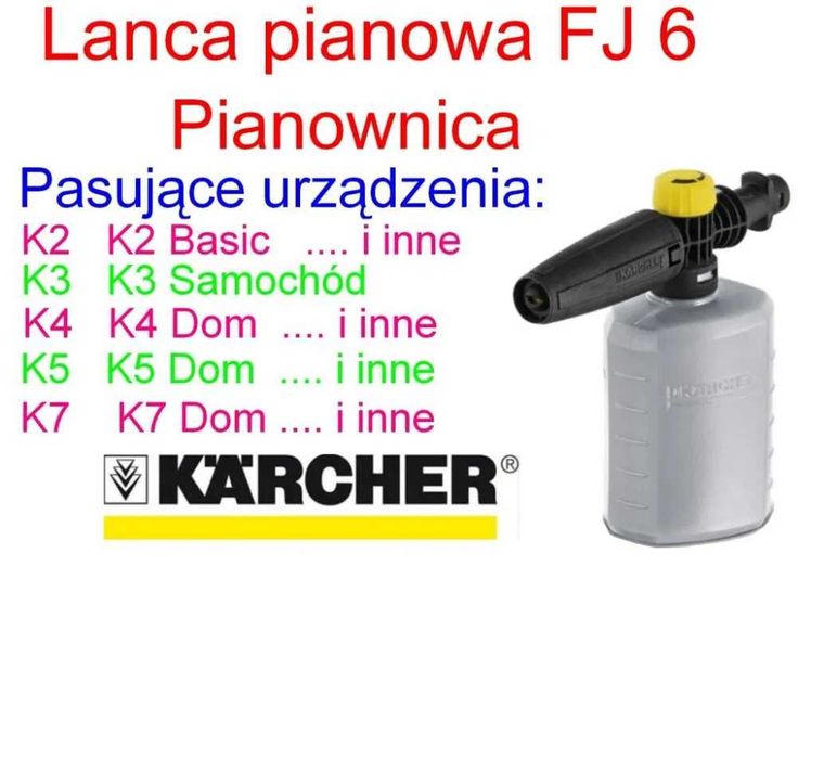 Pianownica Lanca pianowa FJ 6 KARCHER oryginalna