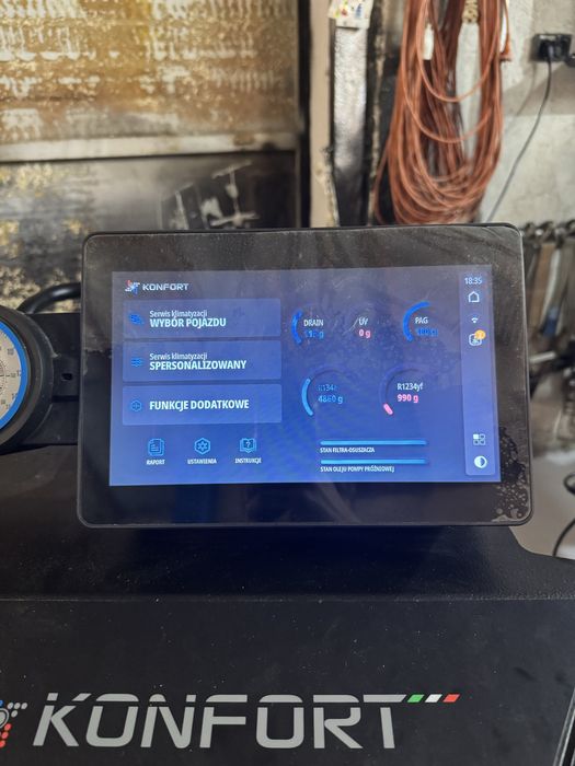 Stacja klimatyzacji texa 780 touch bi gas 2 czynniki