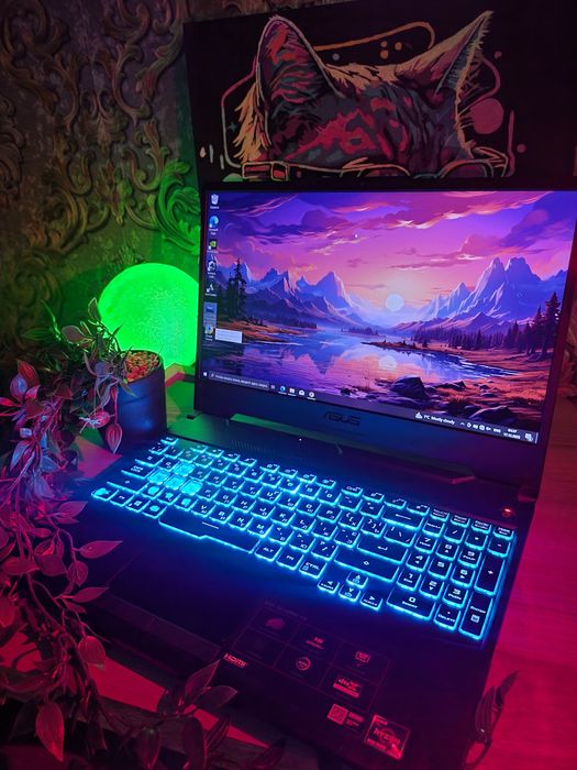 Игровой ноутбук Asus TUF 144Hz/ GTX1650/Ryzen5 4.0Ghz/16Gb/256ssd+1Tb