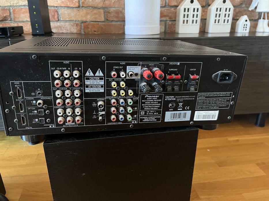 Kino domowe Pioneer/ glosniki Jamo s420 sur