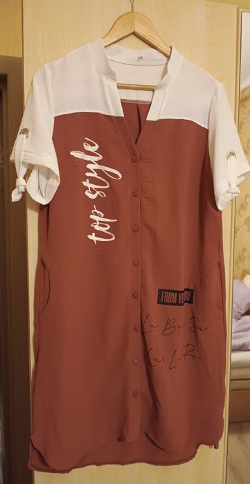 Платье-рубашка летнее