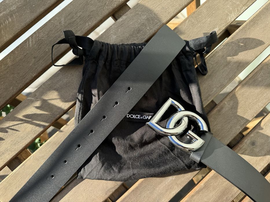 Pasek Dolce & Gabbana logo-buckle
