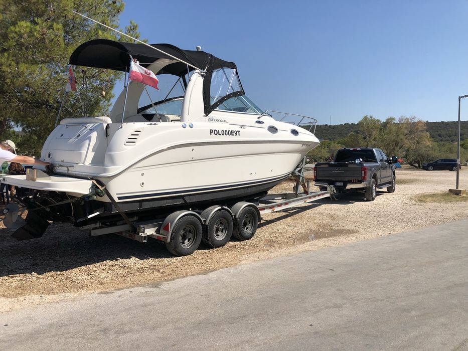 Lódz motorowka jacht Sea ray 260