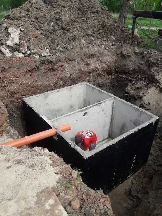 Szambo zbiornik betonowy 6 000l.