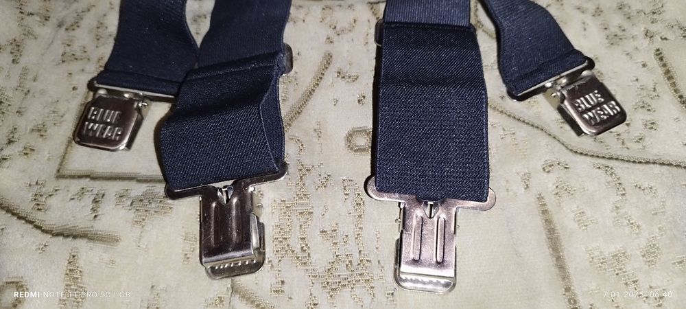 Sprzedam szelki szerokie czarne blue vera