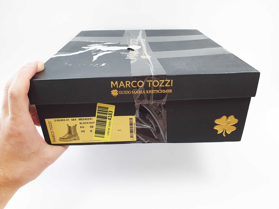 Женские ботинки MARCO TOZZI 39 25.5 см 9 US черные