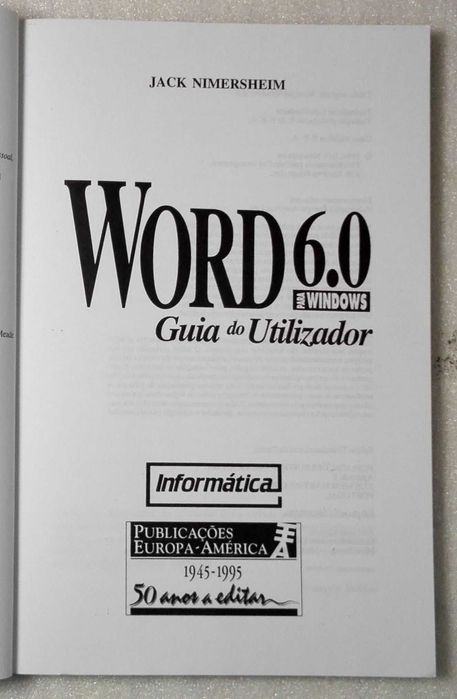 Word 6.0 Book – User Guide64750578474626123