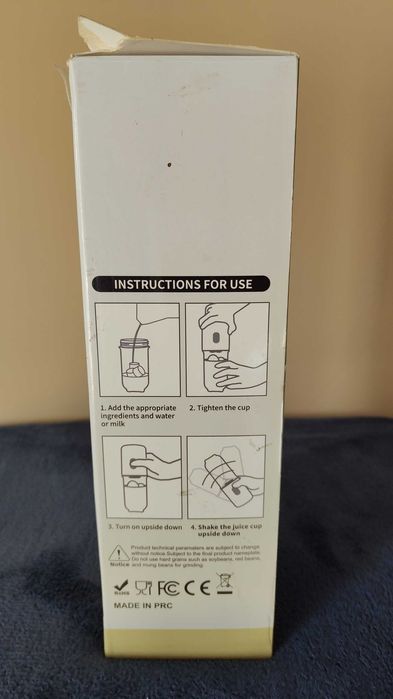 Przenośny blender bezprzewodowy 500 ml USB do smoothie i koktajli