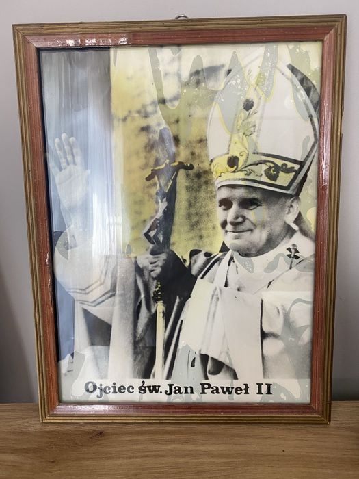 Obraz 43x33 obrazek Jana Pawła II