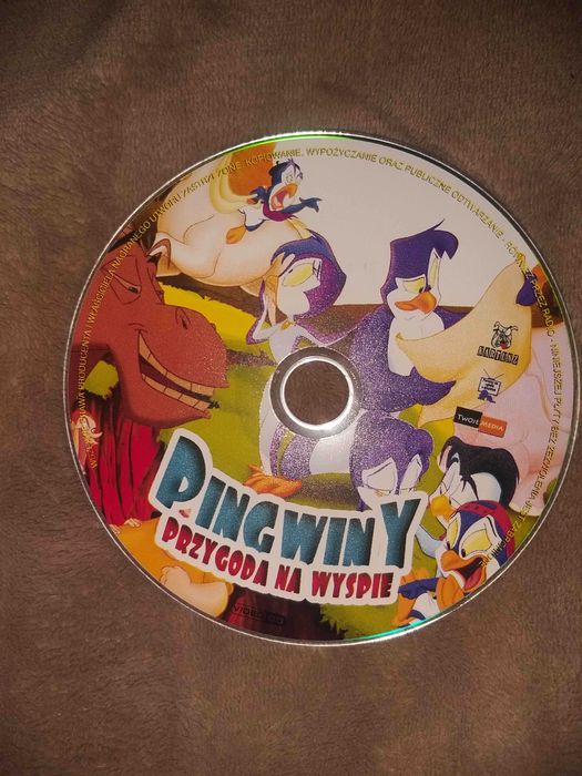 DVD z bajką Pingwiny Przygoda na wyspie
