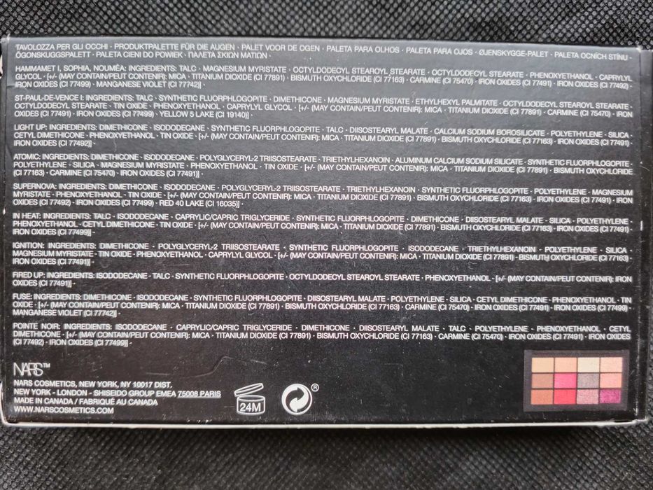 Paleta cieni Nars