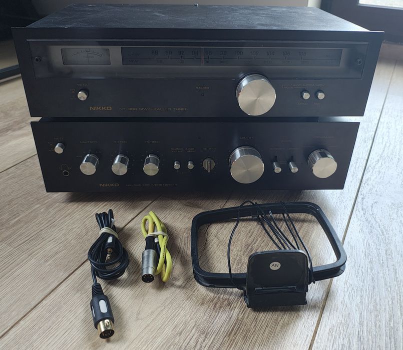 Zestaw Audio Wzmacniacz NIKKO NA-360 i Tuner NT-360 Made In Japan
