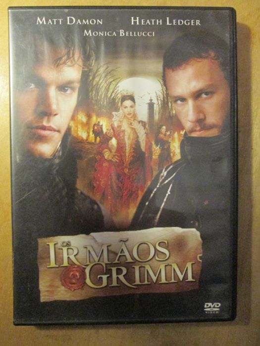 DVD Os Irmãos Grimm, com Heath Ledger, Johnathan Pryce, Matt Damon