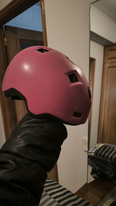 Capacete Oxelo Rosa