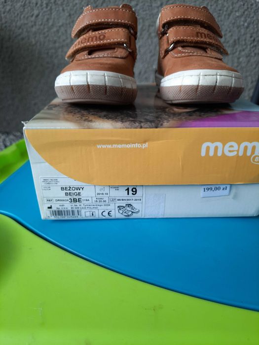 Buty skórzane Memo rozmiar 19 profilaktyczno-korekcyjne (A-07)
