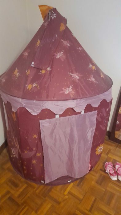 Tenda  de Criança  "Fadas", com saco arrumação