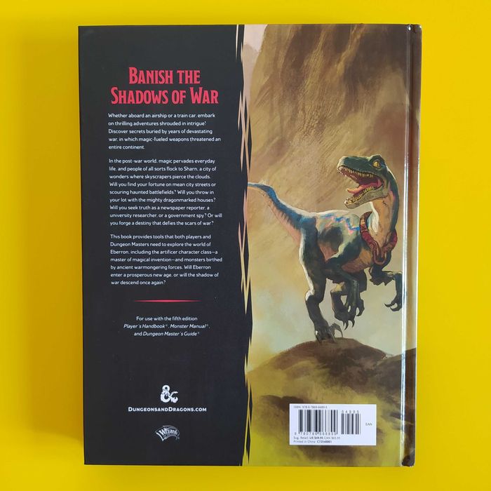 Livro Dungeons & Dragons Eberron: Rising from the Last War