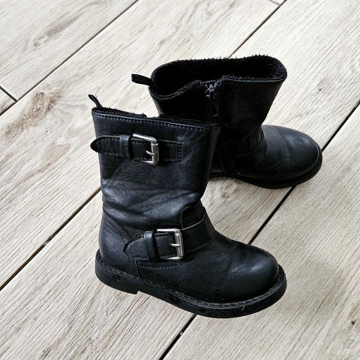 Buty botki h&m 26 czarne stan bdb