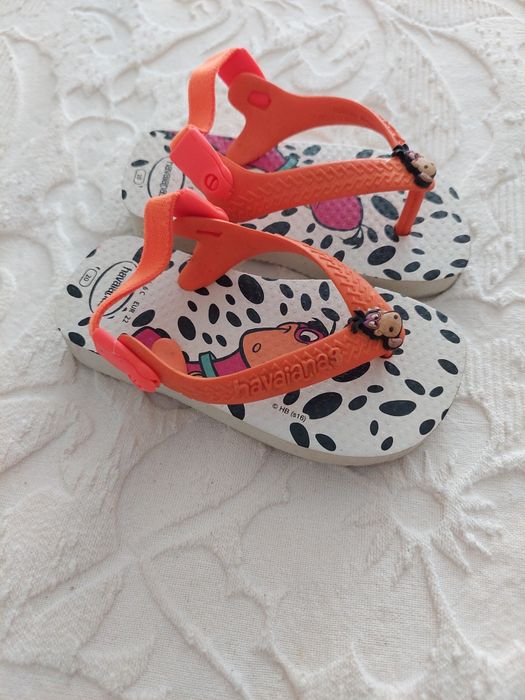 Havaianas para criança tamanho 20