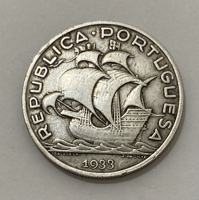 10 Escudos Coin 1933