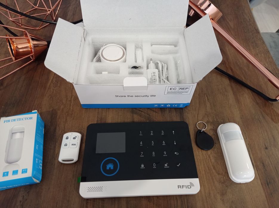 Alarmes para espaços residenciais/comerciais com wifi & GSM (novos, op