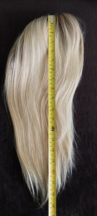 Накладка-полупарик из натуральных волос