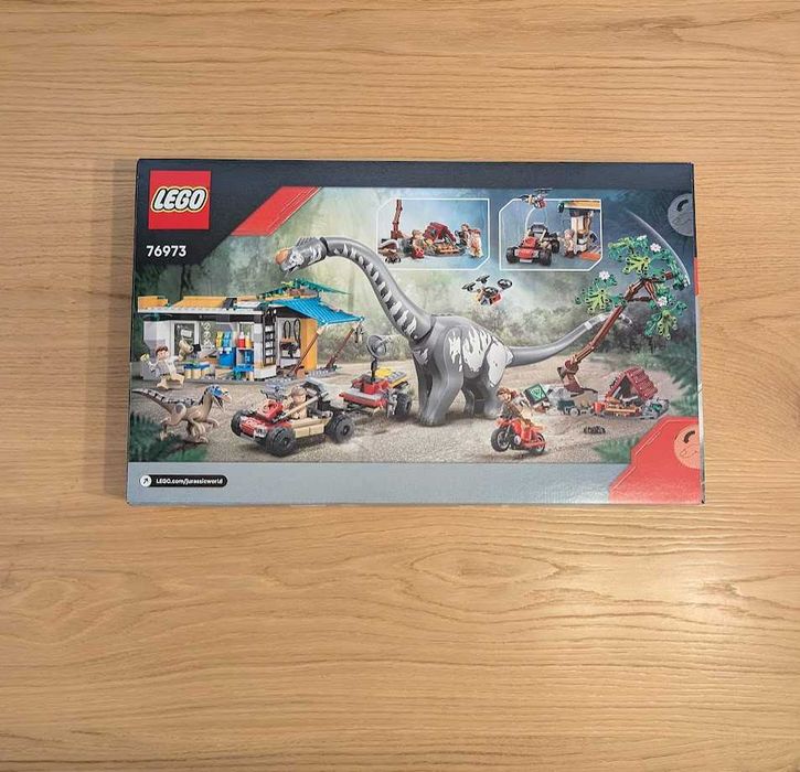 !!!NOVO!!! LEGO Jurassic World 76973 – Raptor & Titanosaurus | 582pcs