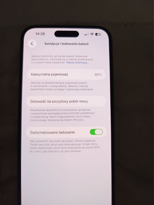 Iphone 14 pro max 128 zloty